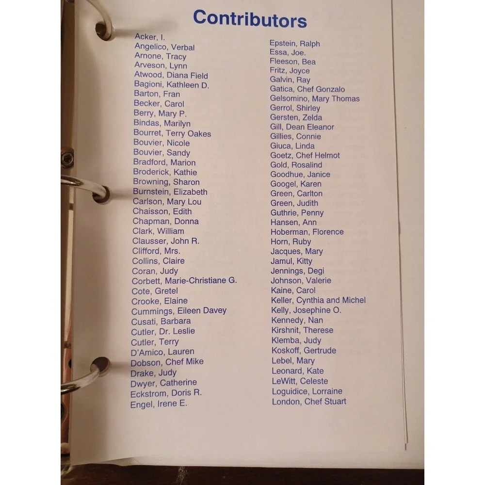 Vintage UConn Health Center Cookbook 25 Years and Still‎ Cooking 1994 Binder 90s